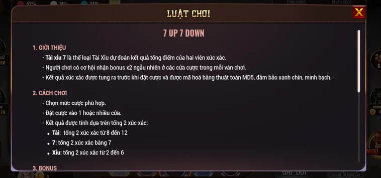 Trải Nghiệm Thú Vị Với Minigame 7 Up Down Tại BomWin Cho Mọi Cược Thủ