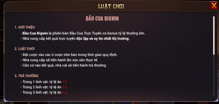 Bầu Cua BigWin Tại BomWin Trải Nghiệm Sảnh Cược Dân Gian Đỉnh Cao Hấp Dẫn