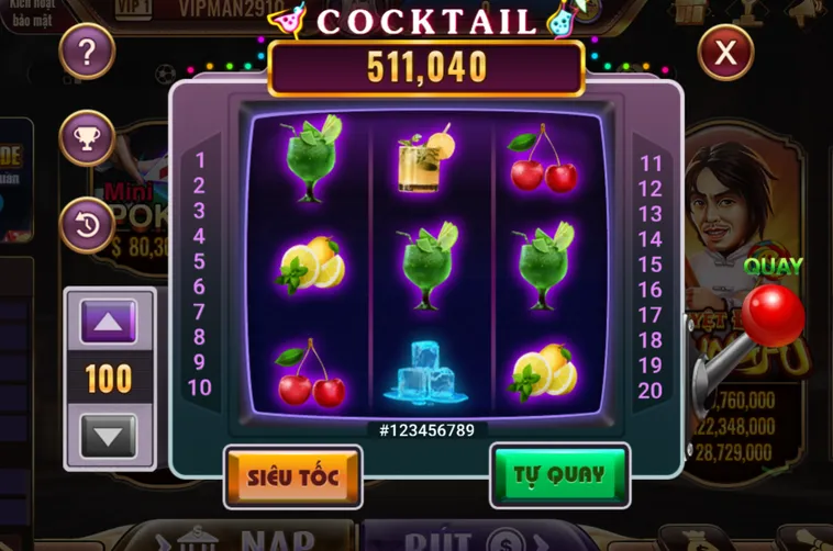 Slot Game Cocktail Tại BomWin Hành Trình Giải Trí Đẳng Cấp Với Những Phần Thưởng Hấp Dẫn