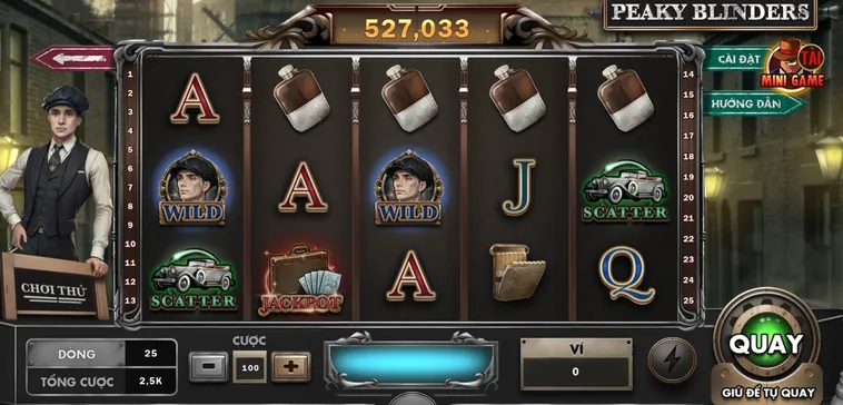 Khám Phá Siêu Phẩm Slot Game Peaky Blinders Tại BomWin Cơ Hội Nhận Thưởng Cực Khủng