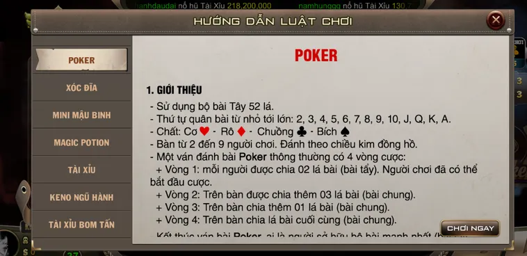 Chinh Phục Bàn Chơi Poker Tại BomWin Với Chiến Thuật Đỉnh Cao Và Thắng Lớn