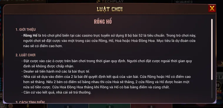 Rồng Hổ Live Slot Tại BomWin Trải Nghiệm Sảnh Cược Bài Tốc Độ Cao Hấp Dẫn