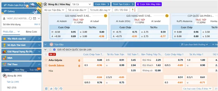 Chinh Phục Đỉnh Cao Cùng SABA Sports Tại BomWin Với Tỷ Lệ Thắng Lớn Mỗi Ngày