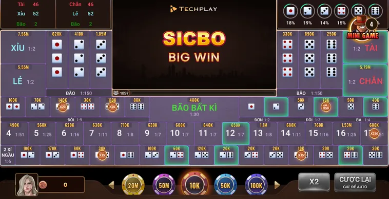 Chinh Phục Bàn Chơi Sicbo BigWin Tại BomWin Với Chiến Thuật Đỉnh Cao Và Thắng Lớn